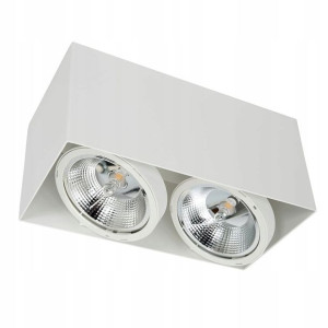 Oprawa Wpuszczana P/t Downlight Biała Ar111 2xgu10