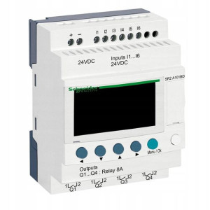 Schneider Sterownik PLC, 6 WE, 4 WY, 24VDC