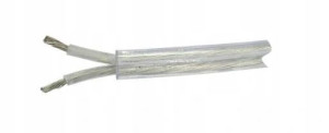 Przewód Kabel Linka 2x0,75 Omyp Srebrny 100m