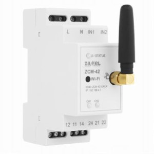 Programator czasowy Wi-Fi, 2xNO/NC 16A Zamel