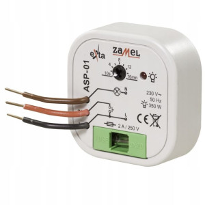 Automat Schodowy 230v Ac 15-300w Asp-01 Zamel Exta