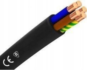 Przewód Kabel Prądowy Ziemny Yky 5x10 1kv 1m Ekb