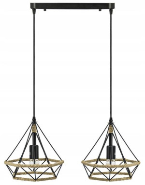 Lampa Wisz. Piramida 2xe27 Elem 8803/2 Zwis - 06