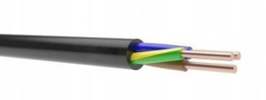 Przewód Kabel Prądowy Ziemny Yky 3x2,5 1kv 1m Ekb