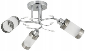 Lampa Sufitowa Gracja 3xe27 Chrom Elem 8267/3 8c
