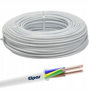 Przewód Na Przedłużacz Kabel Owy 3x 1,5 100m Elp