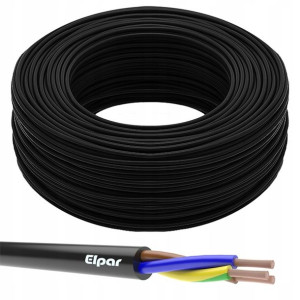 Przewód Gumowy Kabel Siłowy Ow 3x 2,5 100m Elp