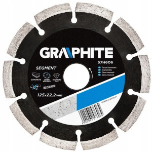 Graphite Tarcza Diament 125x22.2mm Segment 57h606