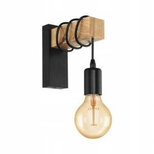 Kinkiet ścienny TOWNSHEND czarny E27 60W 3291 EGLO