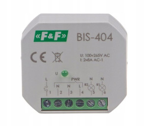 F&f Przekaźnik Bistabilny Bis-404 230v Fi60