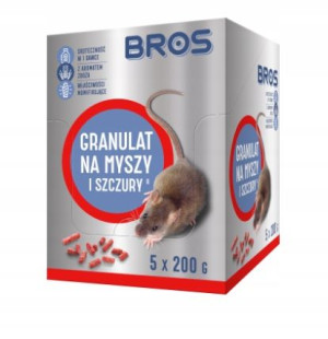 Bros 1770 Granulat Na Myszy I Szczury 1kg