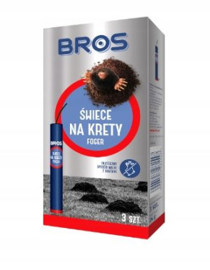 Bros 1847 Świece Na Krety 3szt Foger