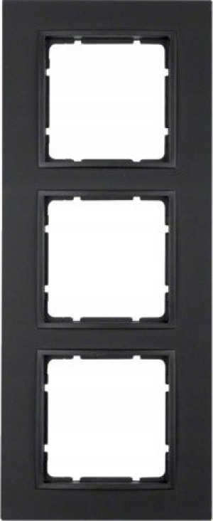 Berker B.7 Ramka 3-krotna Antracyt Mat 10136626