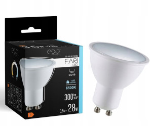 Żarówka LED GU10 3,5W 6500K zimna 120' 300lm EDO