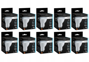 10x Żarówka LED GU10 3,5W 6500K CW 120' 300lm EDO