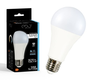 Żarówka LED E27 A65 15W 6500K zimna CW 1521lm EDO