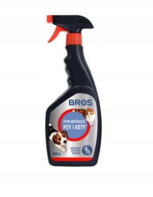 Bros 448 Płyn Odstrasza Psy I Koty 500ml