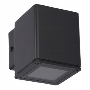 Lampa Kinkiet Ogrodowy Zewnętrzna Zamba 2xgu10 Ip44 Czarna