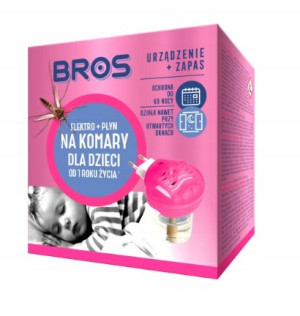 Bros 453 Elektro + Płyn Na Komary Dla Dzieci 60noc