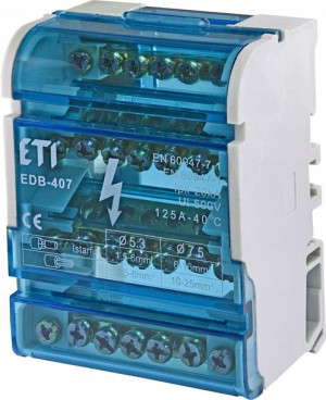 Eti Blok Rozdzielczy 125a (4x7 Zacisków) Edb-407