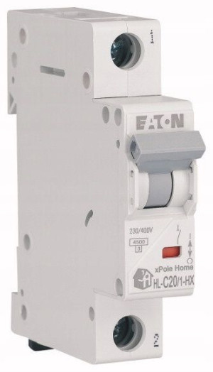 Wyłącznik Nadprądowy 1p C 20a 6ka Hn-c20/1 Eaton