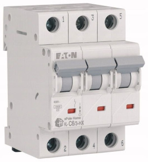 Wyłącznik Nadprądowy 3p C 6a 6ka Ac Hn-c6/3 Eaton