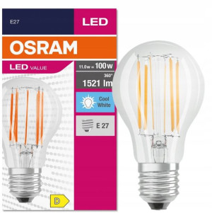 Żarówka Led Filament E27 11w = 100w 4000k Osram