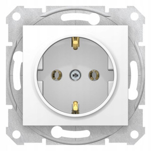 Schneider Sedna Gniazdo Schuko Biały Sdn3000521