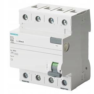 Wyłącznik różnicowoprądowy 4P 25A 0,03A AC Siemens