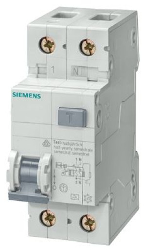 Wyłącznik różnicowoprądowy 2P 16A B AC 6kA Siemens