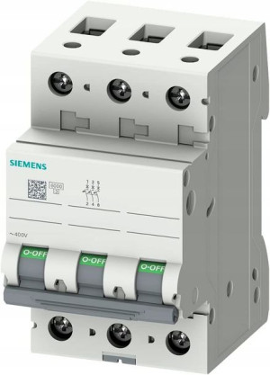 Wyłącznik nadprądowy 5SL6 3P C 40A 6kA AC Siemens