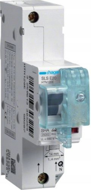 Hager Mcb Sls Wyłącznik Selektywny 1p E 20a Ts35