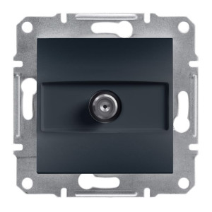 Schneider Asfora Gniazdo SAT przelotowe (4dB) bez ramki antracyt EPH3700271