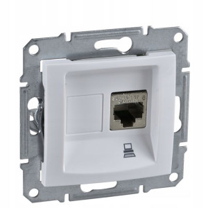 Schneider Sedna Gniazdo Komputerowe 1x Rj45 Kat.6