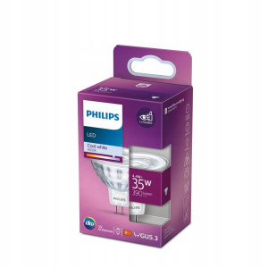 Żarówka Led 4,4w =35w 36st 4000k 12v Mr16 Philips
