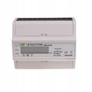 F&f Licznik Zużycia Energii 3-faz Le-03d Ct200