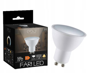 Żarówka LED GU10 5,5W 3000K ciepła 120' 500lm EDO