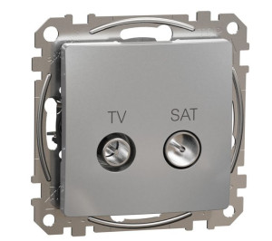 Schneider Design Gniazdo Tv-sat Końcowe 4db Sreb