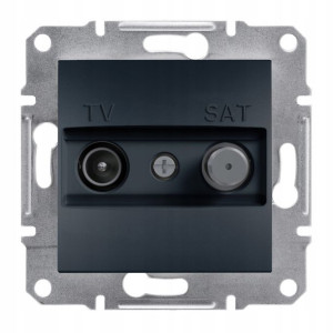 Schneider Asfora Gniazdo Tv-sat Przelot. 8db Anrt