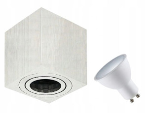 Oprawa Natynkowa Halogenowa Tuba Ruch. + Led Gu10