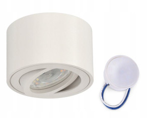 Oprawa Natynkowa Halogenowa Tuba Ruchoma + Led 5w