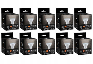 10x Żarówka LED GU10 4,5W 4000K 120' 400lm EDO