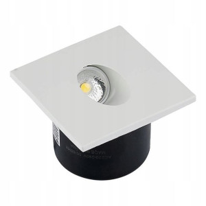 Oprawa Schodowa Led Kwadrat Biały 3w 3000k Vt-1109
