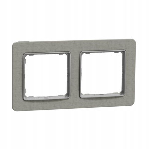 Schneider Elements Ramka Podwójna 2-krotna Beton