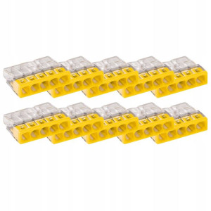 10x Szybkozłączka Wago Compact 5x0,5-2,5mm² 2273-205