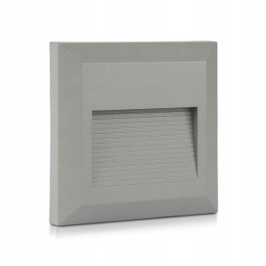 Oprawa Schodowa Led Szara 2w 4000k Kwadrat Vt1152