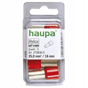 HAUPA Tulejka izol. HTI 35/16 czerwon 5 szt 270836