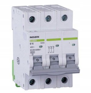 Noark Wyłącznik Nadprądowy 3p B16 6ka Ac 100053