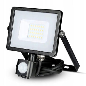 Naświetlacz LED 20W 4000K Samsung czarny czujnik