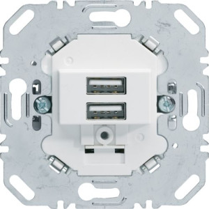 BERKER one.platform GNIAZDO 2xUSB 3A BIAŁY 260209